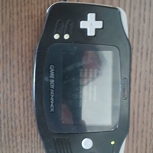 Game Boy Advance AGB001 black used handheld console