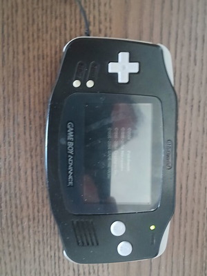 Game Boy Advance AGB001 μαύρη μεταχειρισμένη φορητή κονσόλα