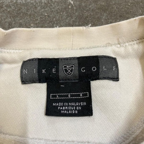 Nike Golf sweater vintage Y2K 2000s L creme wornlook
