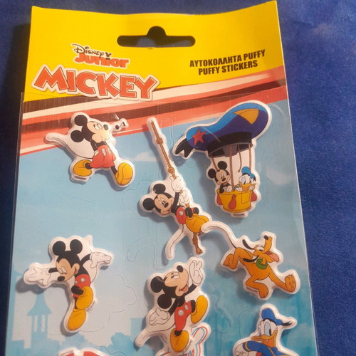 Mickey Puffy Stickers new