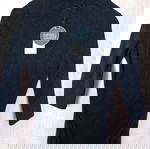 Дамска официална рокля нова, черна със сребърна нишка, размер 36