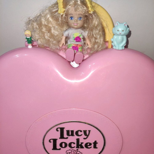 Polly Pocket Lucy Locket Playset complete like new, Bluebird 1992