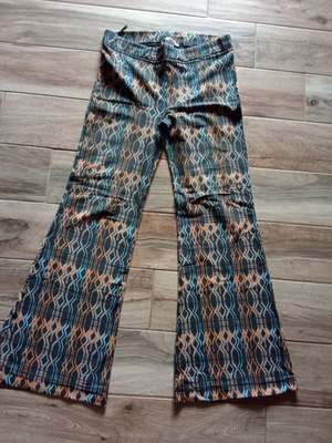 Attrattivo elastic flared pants used, multicolor, size XL