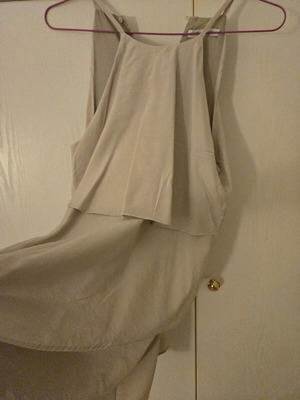 Mango beige mini dress, summer season, lightweight and airy