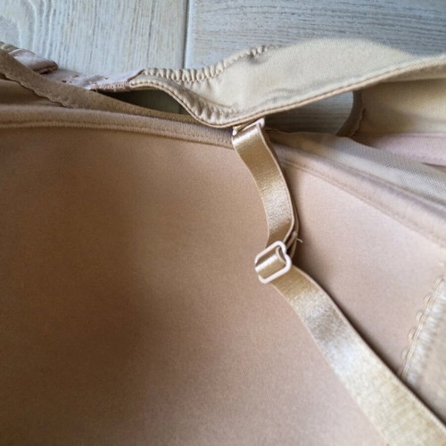Luna Bra with Removable Straps like new, black and beige