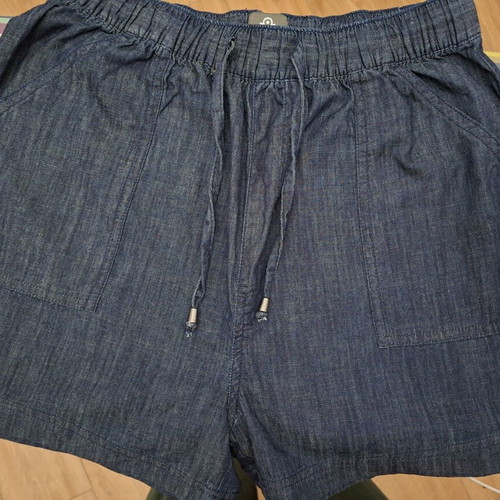 Admiral women's short denim-look shorts size XL like new, dark blue
