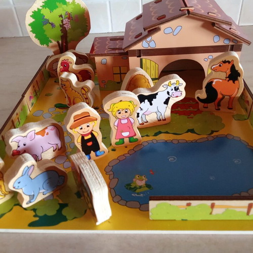 Wooden Playtive Farm like new