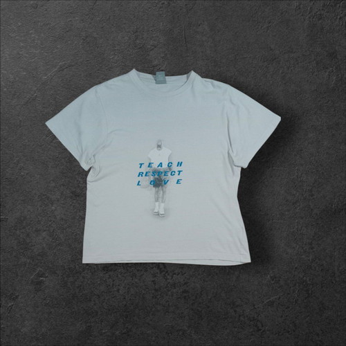 Nike X Jordan vintage tshirt like new, white and blue, size M