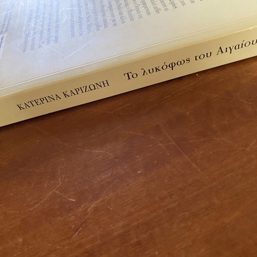 The Twilight of the Aegean by Katerina Karizoni like new, Greek novel