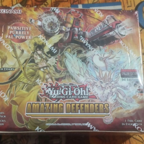 Amazing Defenders Booster Box Yu-Gi-Oh! σφραγισμένο