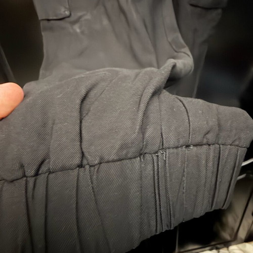 Zara cargo pants used, black, size L