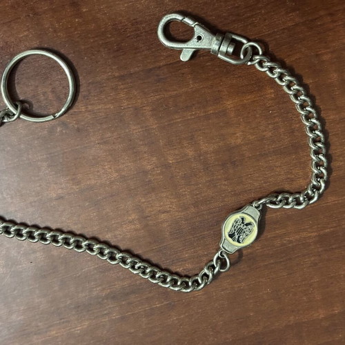 PAOK accessory set with komboloi, macrame bracelet, chain with ring and carabiner