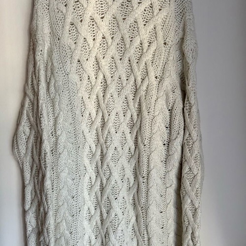 Zara knitted cardigan white like new, size M