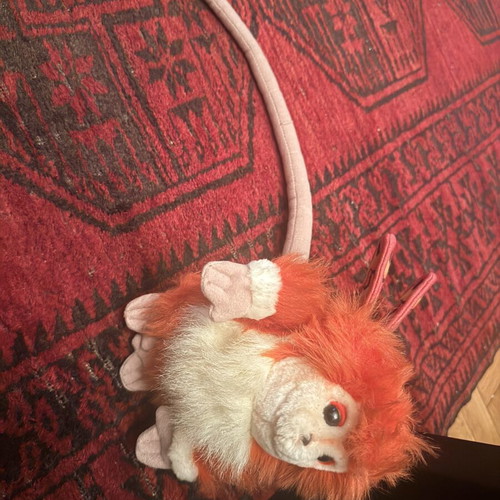 Fuzzball vintage plush toy used from Disney Captain EO 1986
