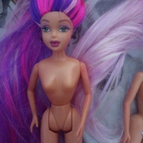 Vintage Barbie dolls used with reroot hair, set of 2 from 80s 90s