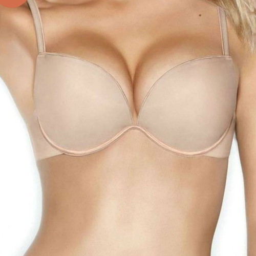 Wonderbra Full Effect Add Up Size 70D Like New Beige