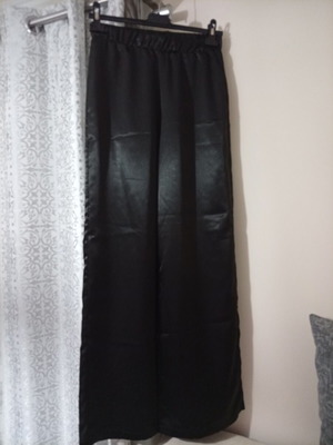 Anel satin pants new, size S, black