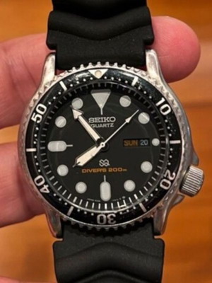 Seiko 5H26-7A10 Vintage Scuba Diver 42mm μεταχειρισμένο quartz 1990s