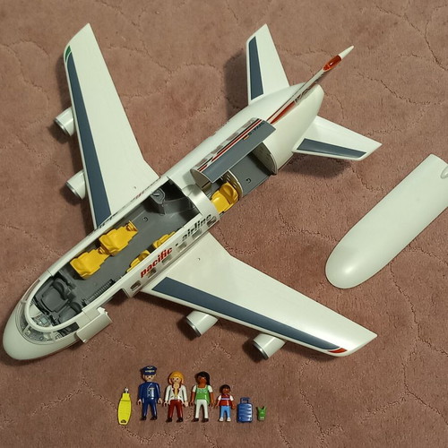 Playmobil Vintage Pacific Airline Airplane No 4310 like new