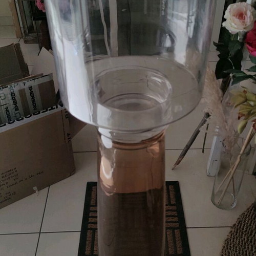 Glass floor decorative item new
