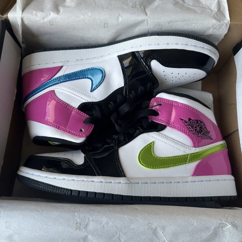 Nike Air Jordan 1 Mid SE Cyber Active Fuchsia new, EU 40.5