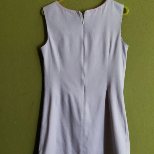 Summer dress like new, size M, pink and gray