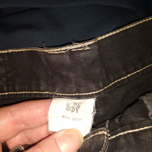 Home Boy black bermuda shorts used, size M