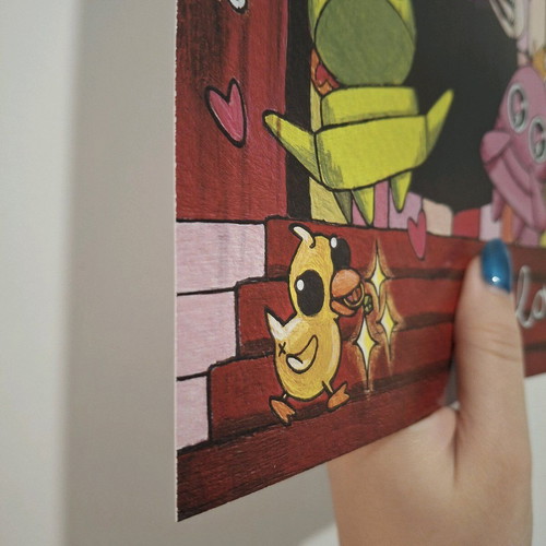 A4 R.E.P.O print new with fanart from the game