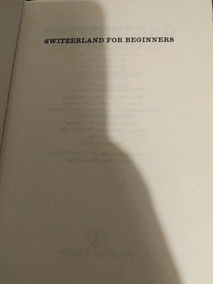 Βιβλίο Switzerland for Beginners, στα αγγλικά