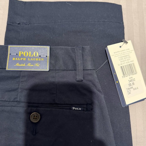 Polo Ralph Lauren Slim Fit men's pants size 34 new, blue