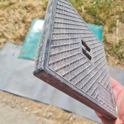 Manhole cover used PVC 25x25