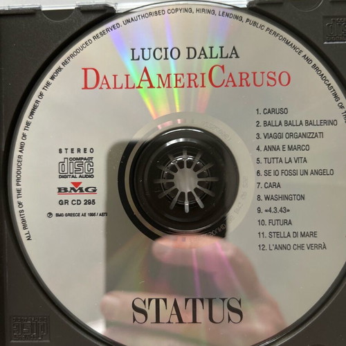 Lucio Dalla CD like new, classical
