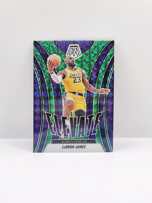 Κάρτα Panini Mosaic LeBron James "Elevate" πράσινη, σαν καινούργια