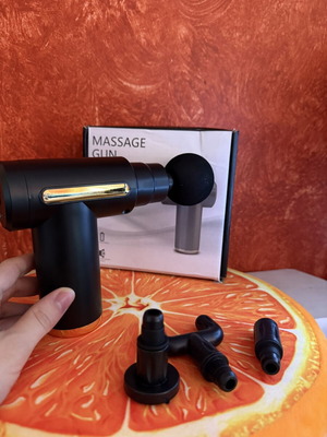 Massage Gun like new with multiple attachments for muscle recovery