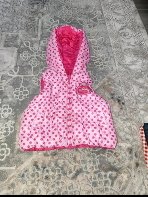 Disney pink reversible sleeveless kids vest like new
