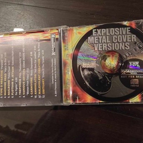 Explosive Metal Cover Versions CD used, metal