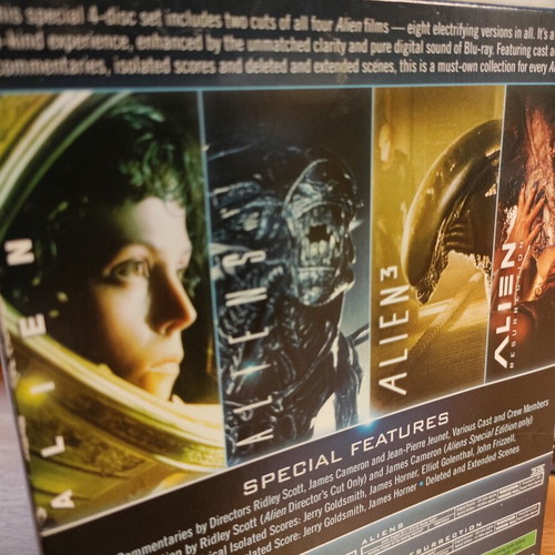Alien Anthology Blu-Ray with Prometheus 3D, English and Greek subtitles