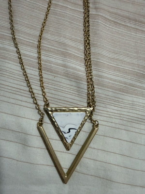 Triangle necklace used