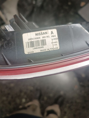 Πίσω δεξιό φανάρι Nissan Note 2013-2017 265503VA0A