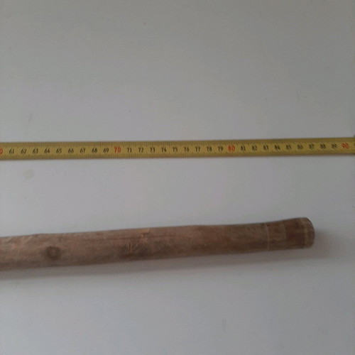 Walking stick 100 years old used, handmade from cornel wood