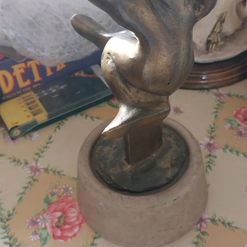 Sculpture by M. Papadakis with Olympic sports themes
