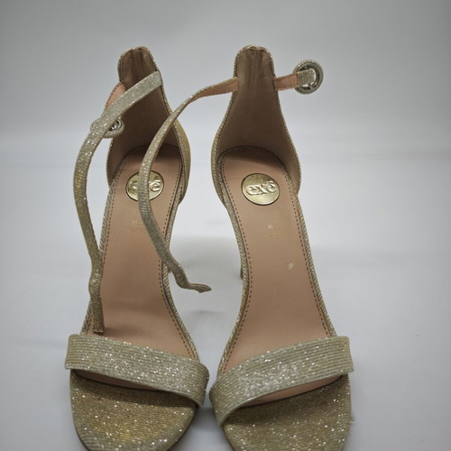 Exe summer women's sandals size 38, heel height 11 cm, new, gold