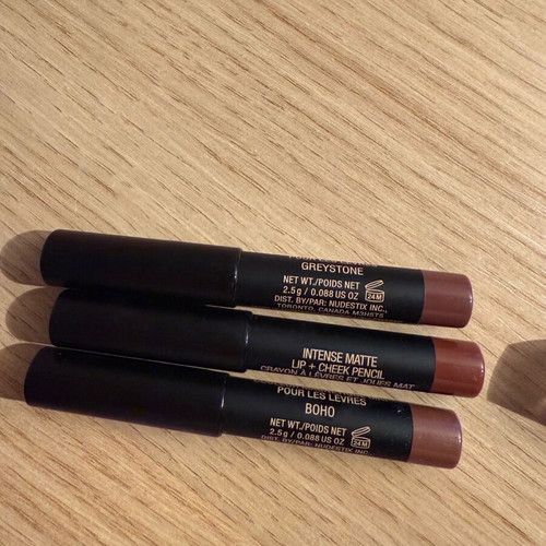 Nudestix 90’s nudes mini matte lipsticks like new, lightly used