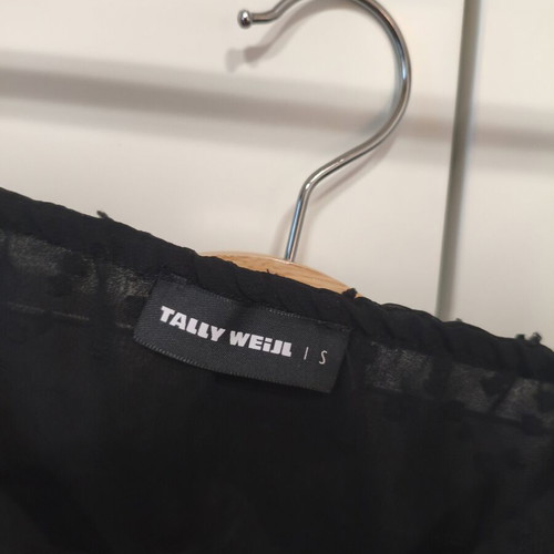 Off-the-Shoulder Black Blouse Tally Weijl Size S like new