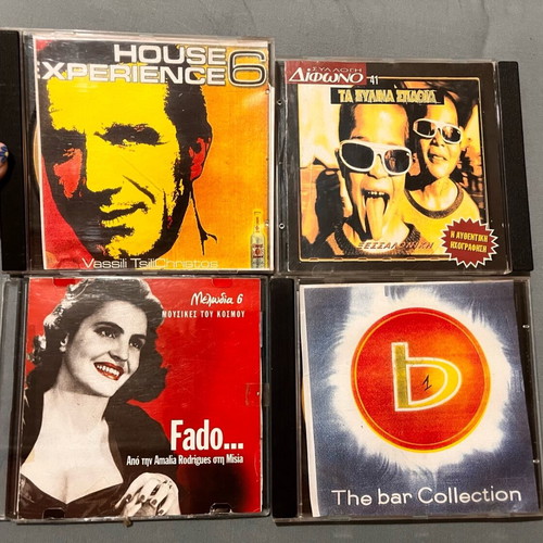 CDs used, pack of 35 with various music genres