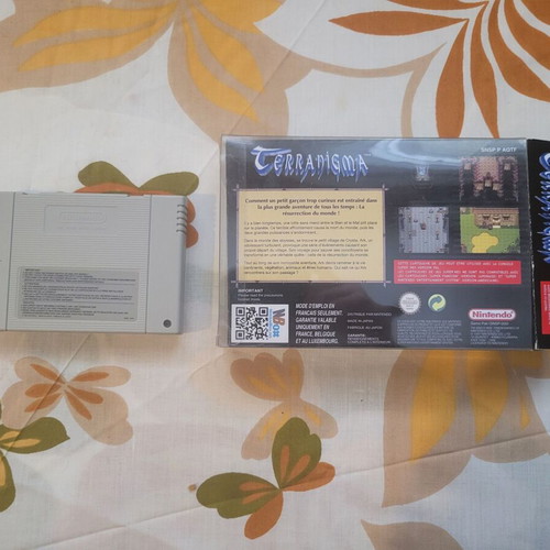Terranigma Super Nintendo used, complete working, repro box
