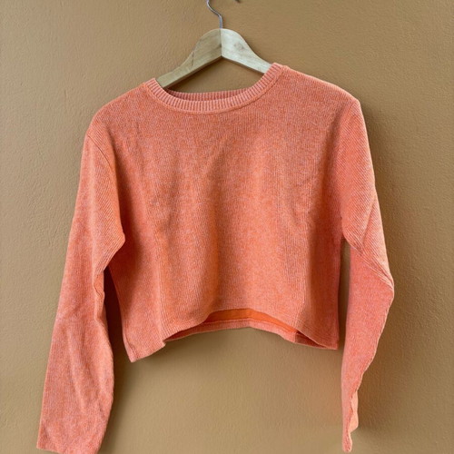 Zara women's orange sweater like new, size S