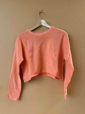 Zara women's orange sweater like new, size S