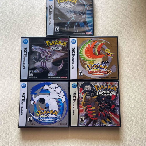 Pokemon 5 Ds Nintendo DS games like new with custom boxes and booklets