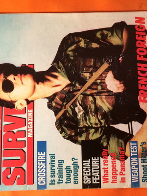 Combat and Survival UK magazines used, 1990s edition